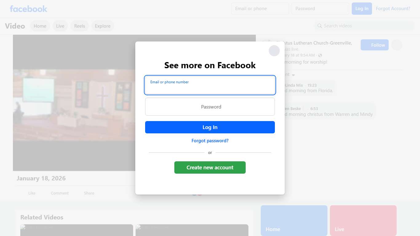 Join us this morning for worship! Christus Lutheran Church-Greenville, WI Facebook